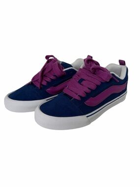 Vans Knu Skool Navy Blue Purple Suede Chunky Skate Shoes Womens 9.5